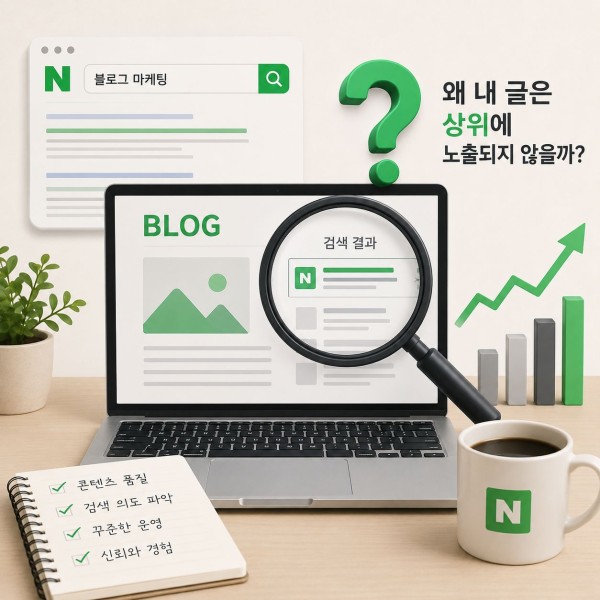 네이버 블로그 상위노출이 어려운 이유 대표 이미지